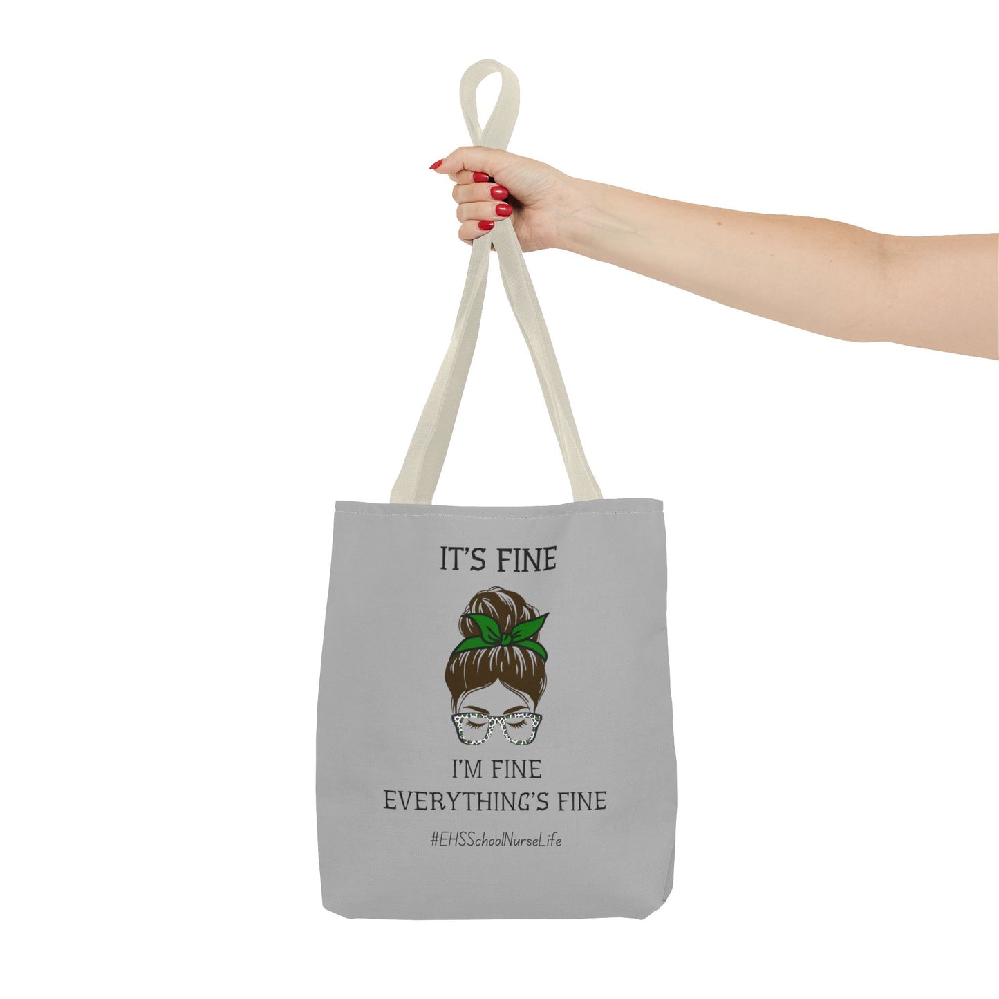 EHS SCHOOL NURSE LIFE GREY Tote Bag (AOP)