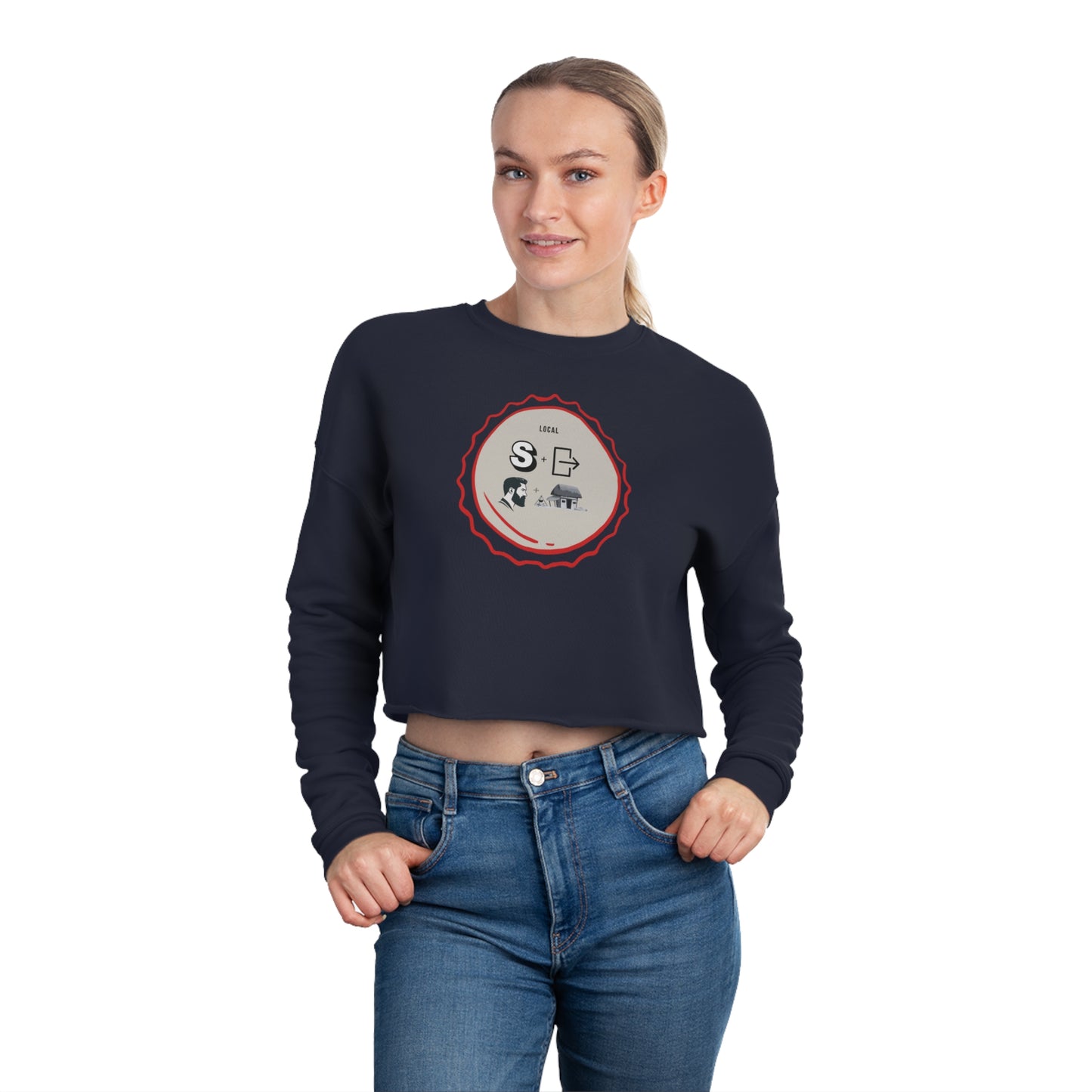 South Manchaca Women's Cropped Sweatshirt