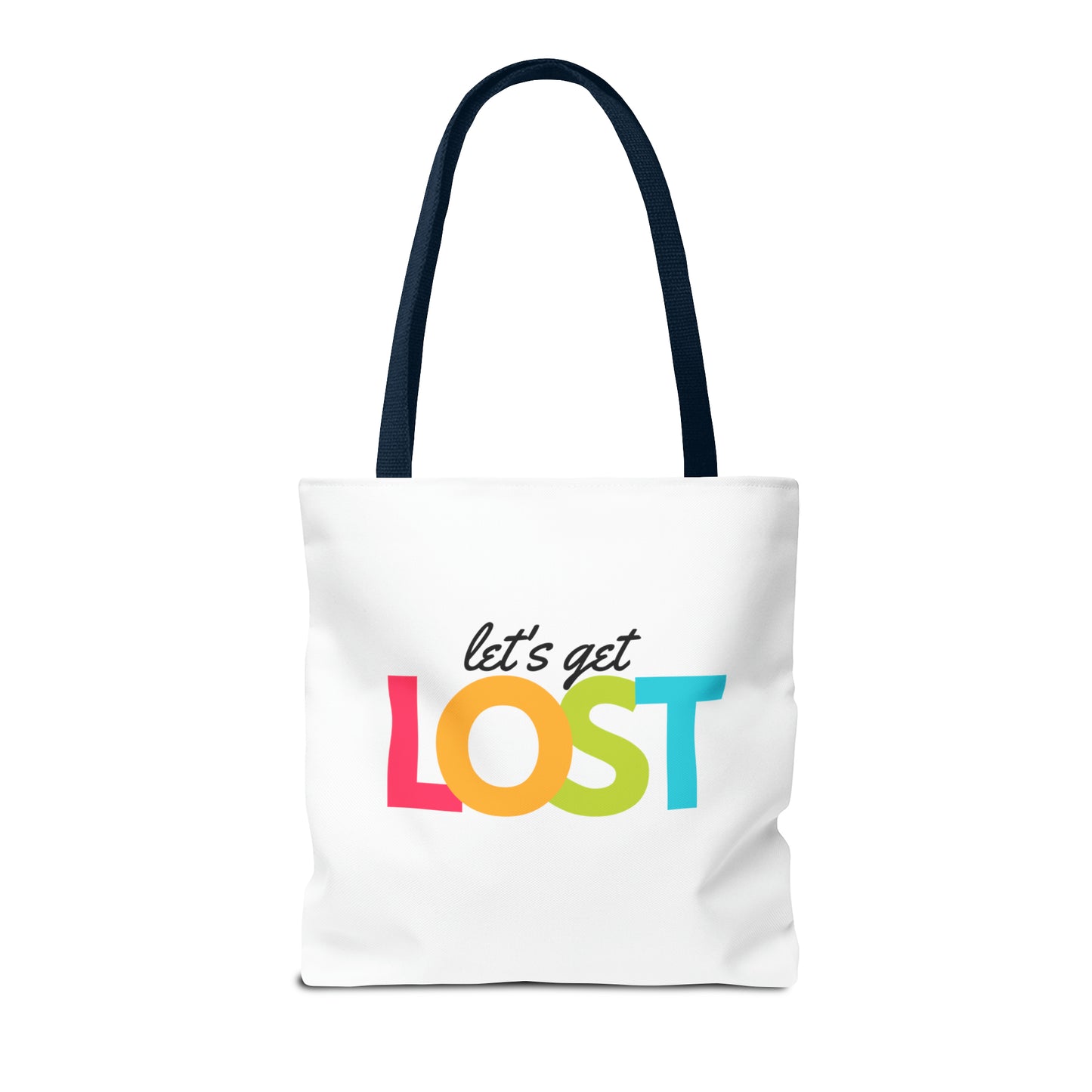 Let's Get Lost Tote Bag (AOP)