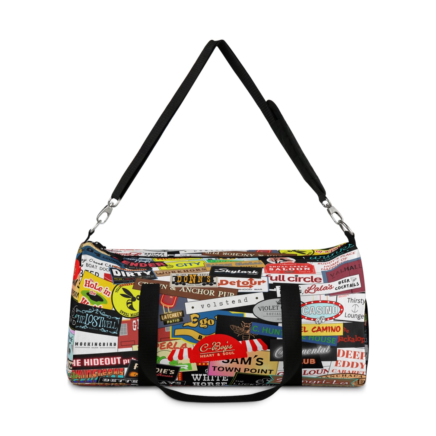 Austin Dive Bars Duffel Bag