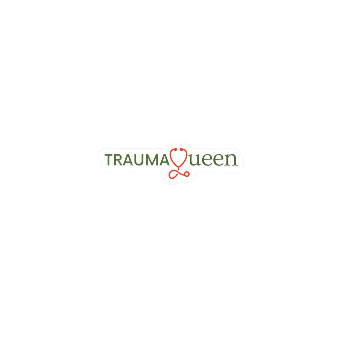 Trauma Queen Kiss-Cut Vinyl Decals