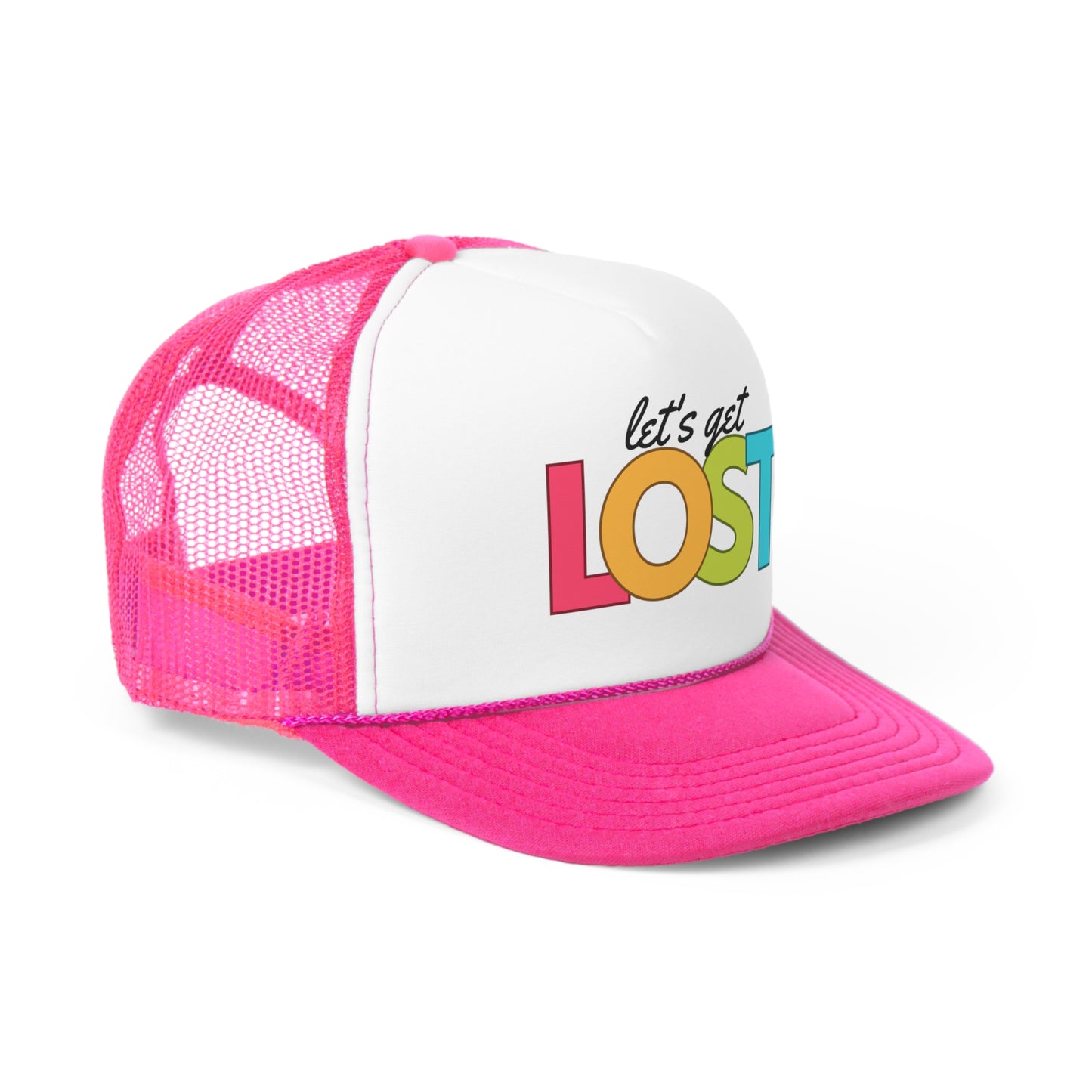 Let's Get Lost Trucker Caps