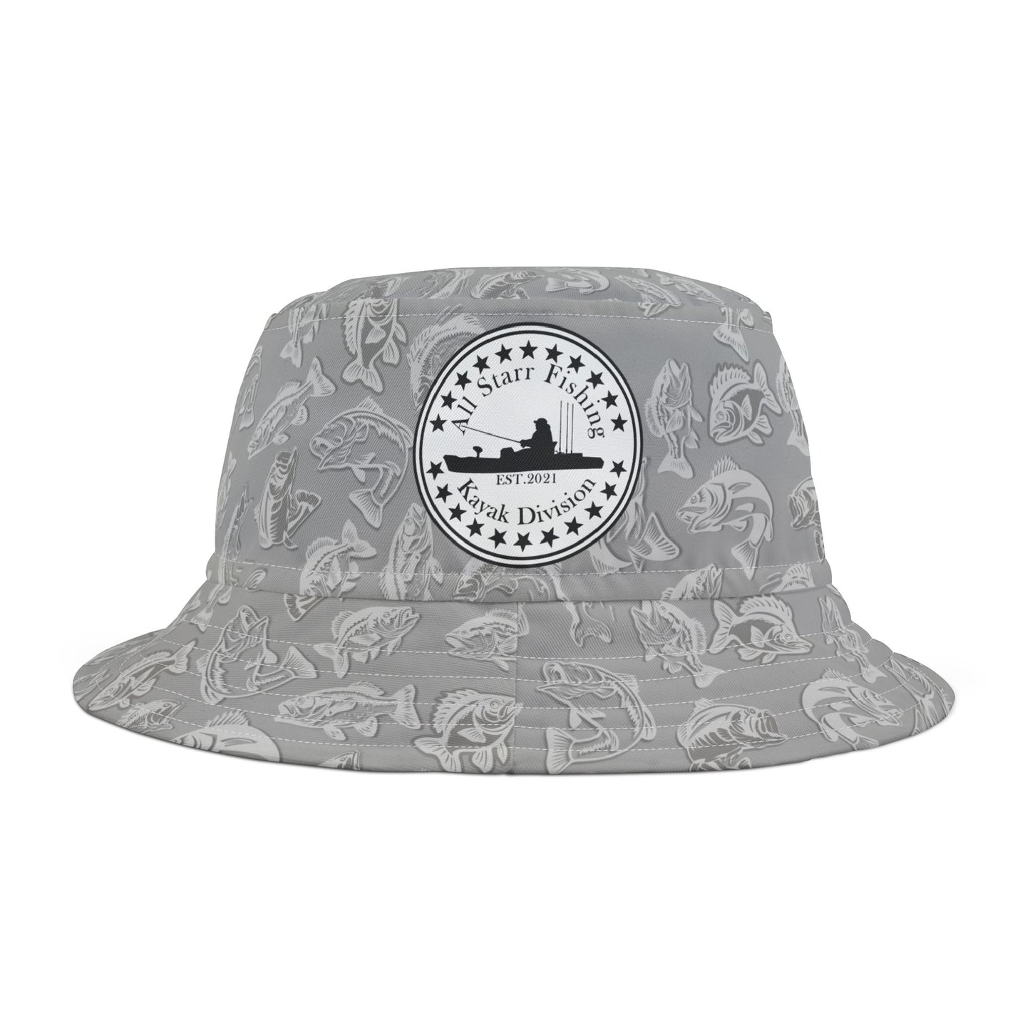 Bucket Hat - All Starr Fishing Club Fish Pattern Design