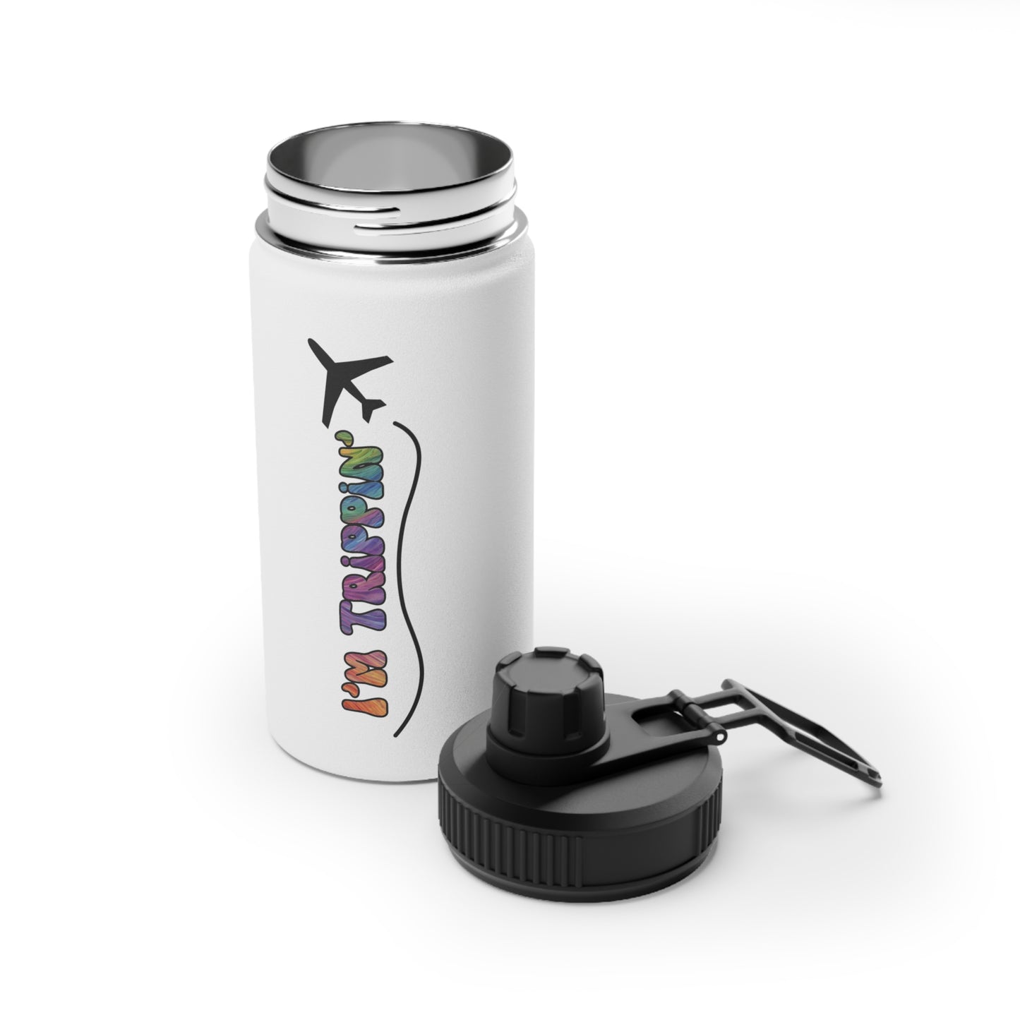 Stainless Steel Water Bottle, Sports Lid