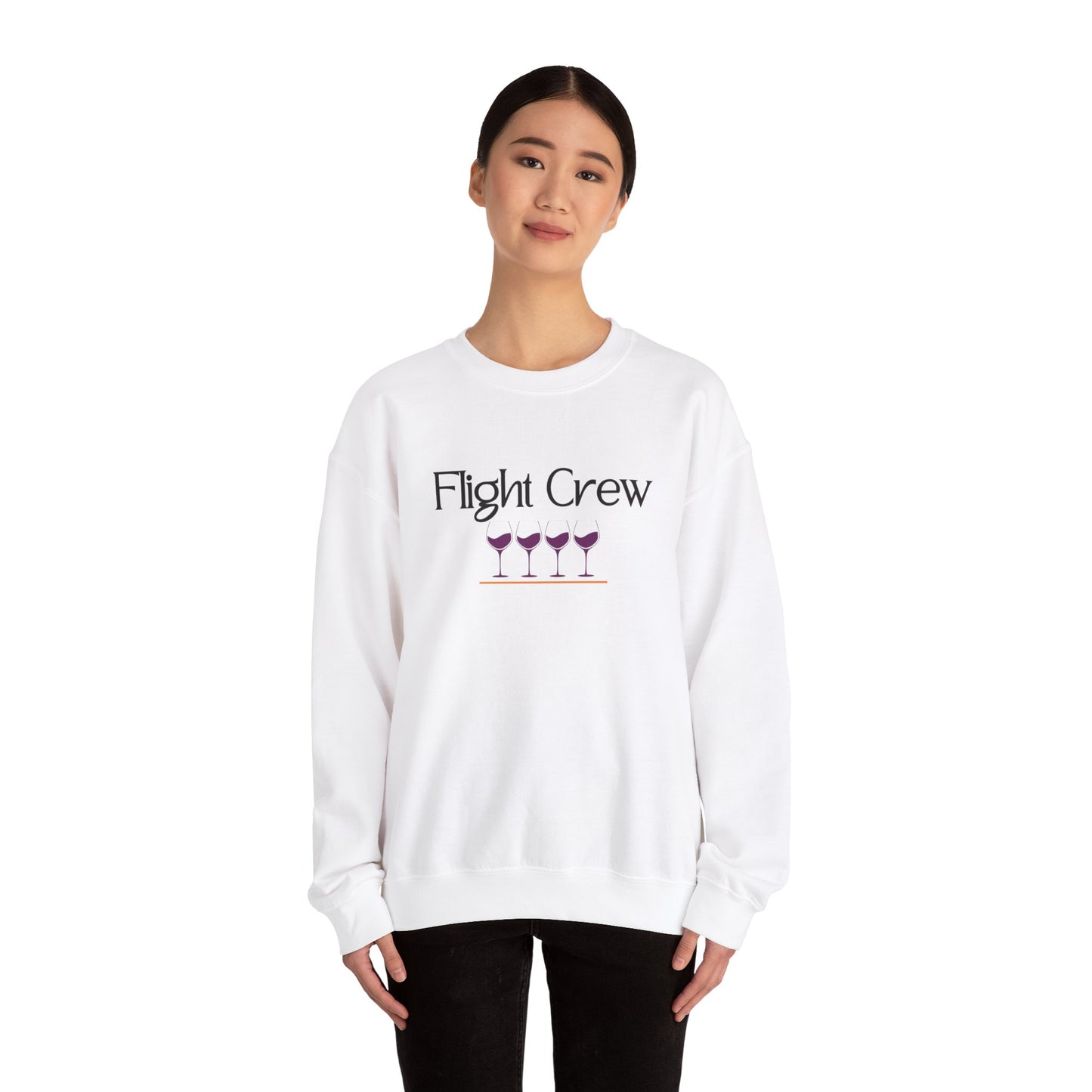 Flight Crew Travel Unisex Heavy Blend™ Crewneck Sweatshirt