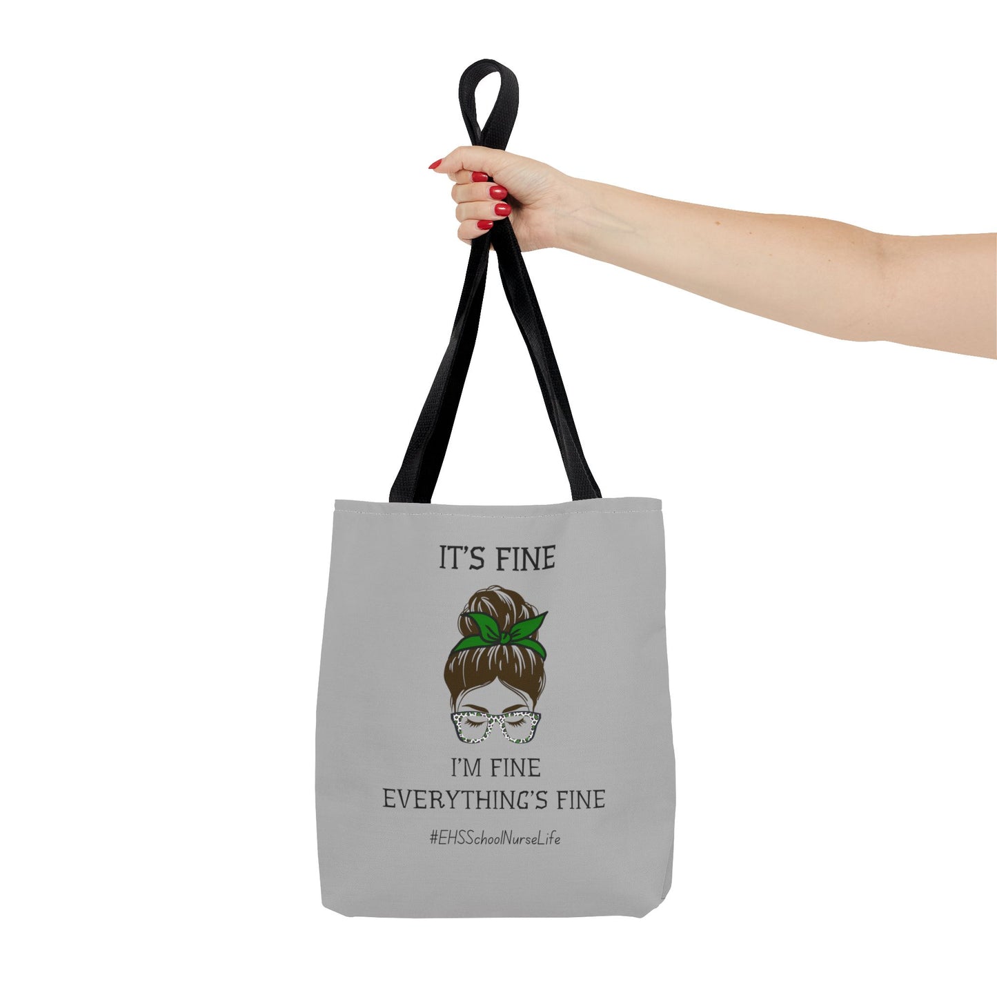 EHS SCHOOL NURSE LIFE GREY Tote Bag (AOP)