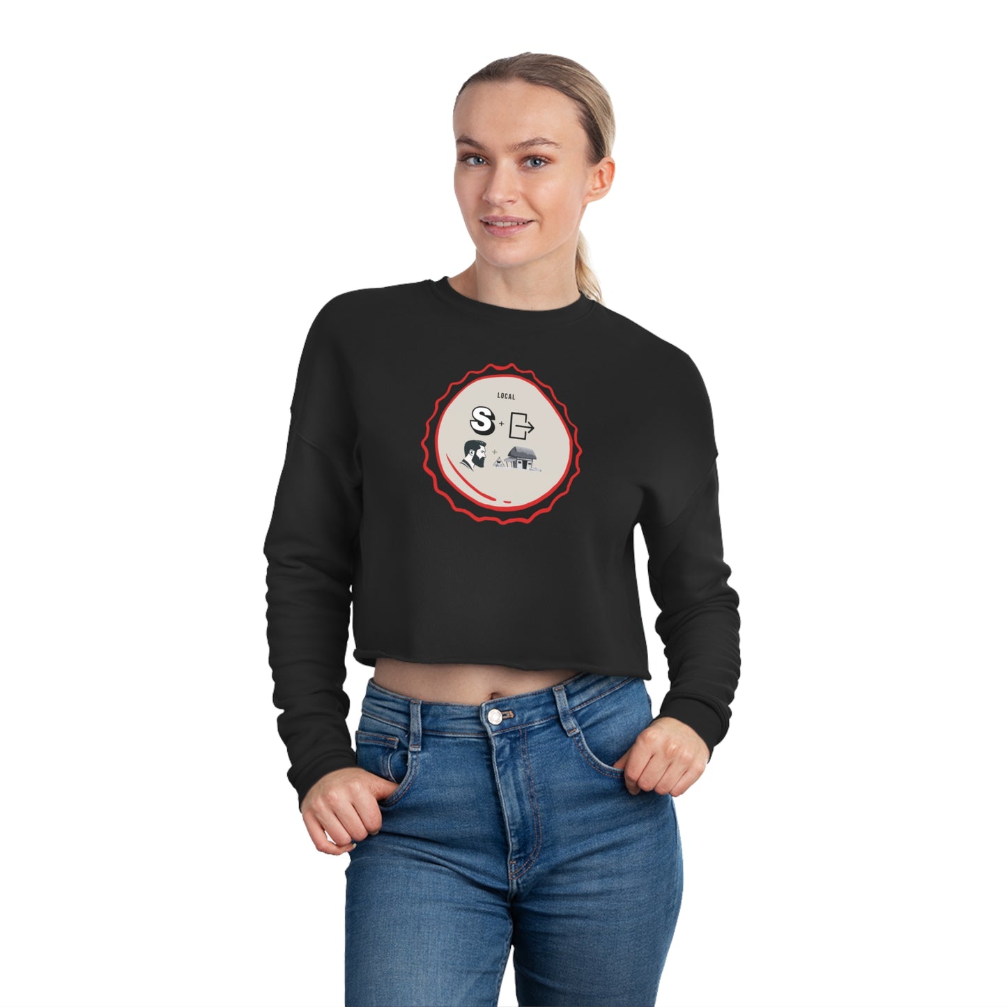 South Manchaca Women's Cropped Sweatshirt