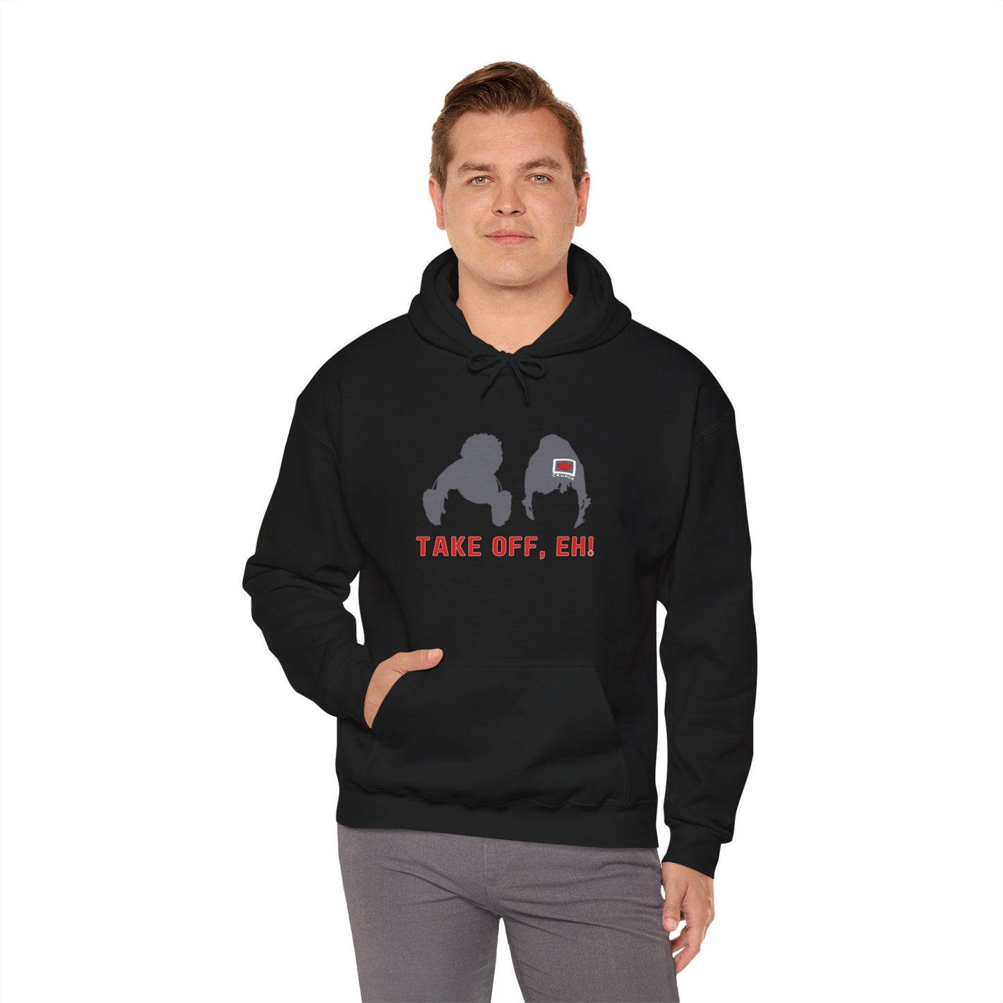 Take Off, Eh! Unisex Heavy Blend™ Hooded Sweatshirt