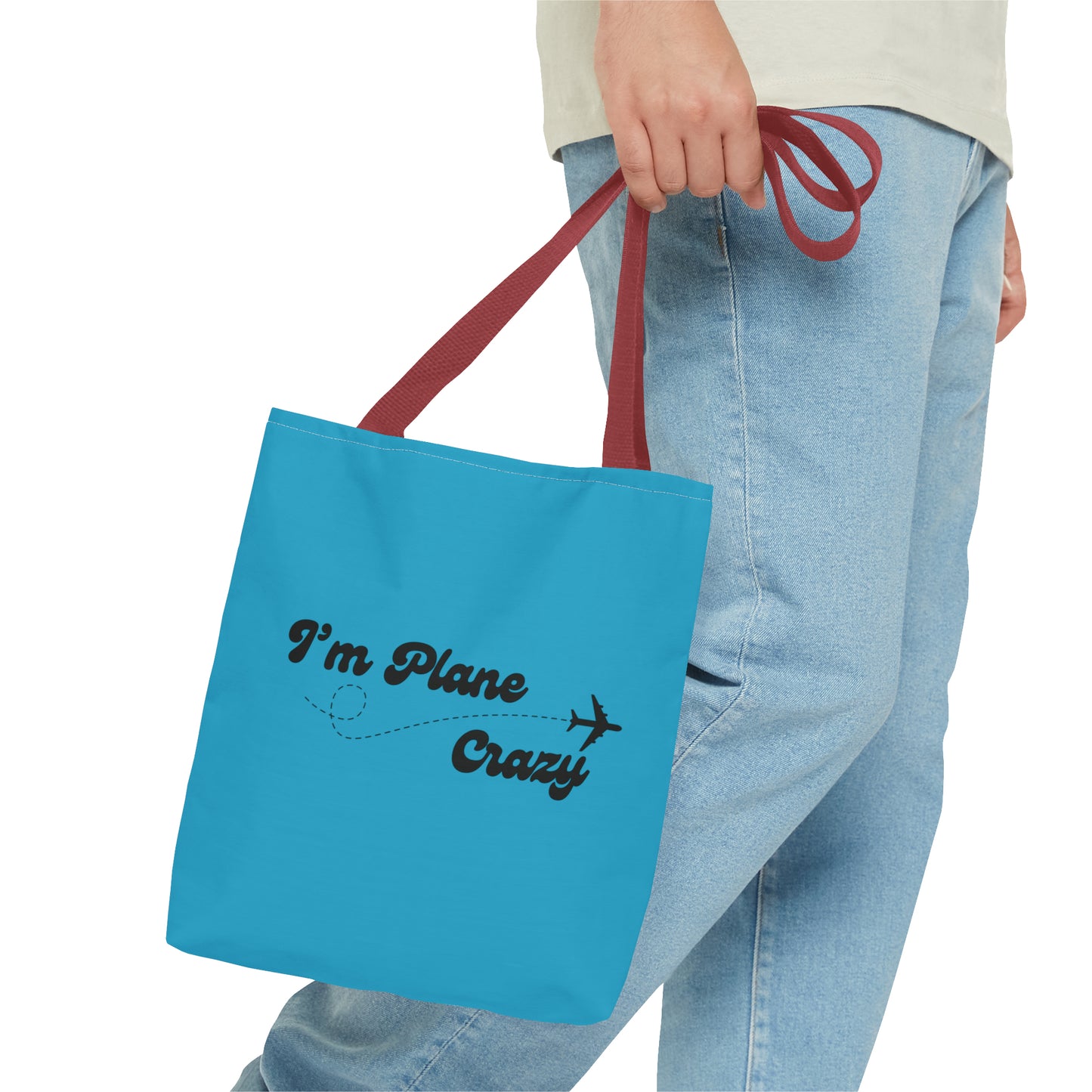 I'm Plane Crazy Carry on Travel Tote Bag (AOP)