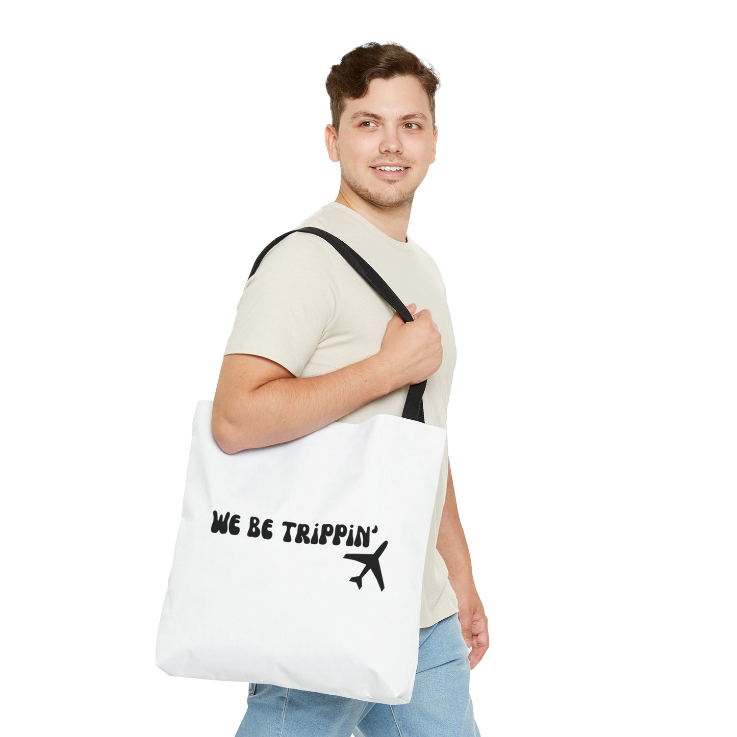 We Be Trippin Carry On Travel Tote Bag (AOP)